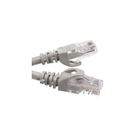 Swe-Tech 3C Cat6 Gray Copper Ethernet Patch Cable, Finger Boot, POE Compliant, 10 foot FWT10X8-22110